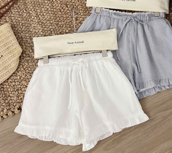 Quần short chạy viền ren bèo 1002 - Hình ảnh 2