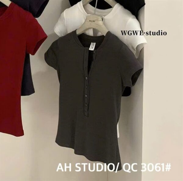 Áo thun nút gài wgwe 3061 - Hình ảnh 2