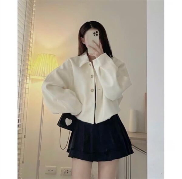 Áo dạ ngắn 0952 - Hình ảnh 3